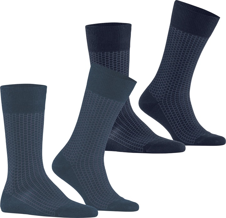 Actual product image Esprit Illusional Grid 2-Pack Men (pack of 2, 43 - 46)