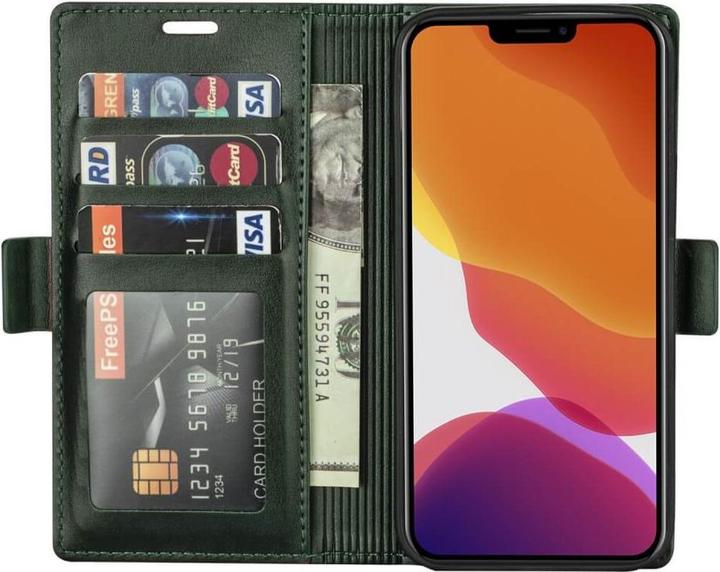 Image du produit N.Bekus iPhone 13 Pro - Étui à rabat vert (Apple iPhone 13 Pro)