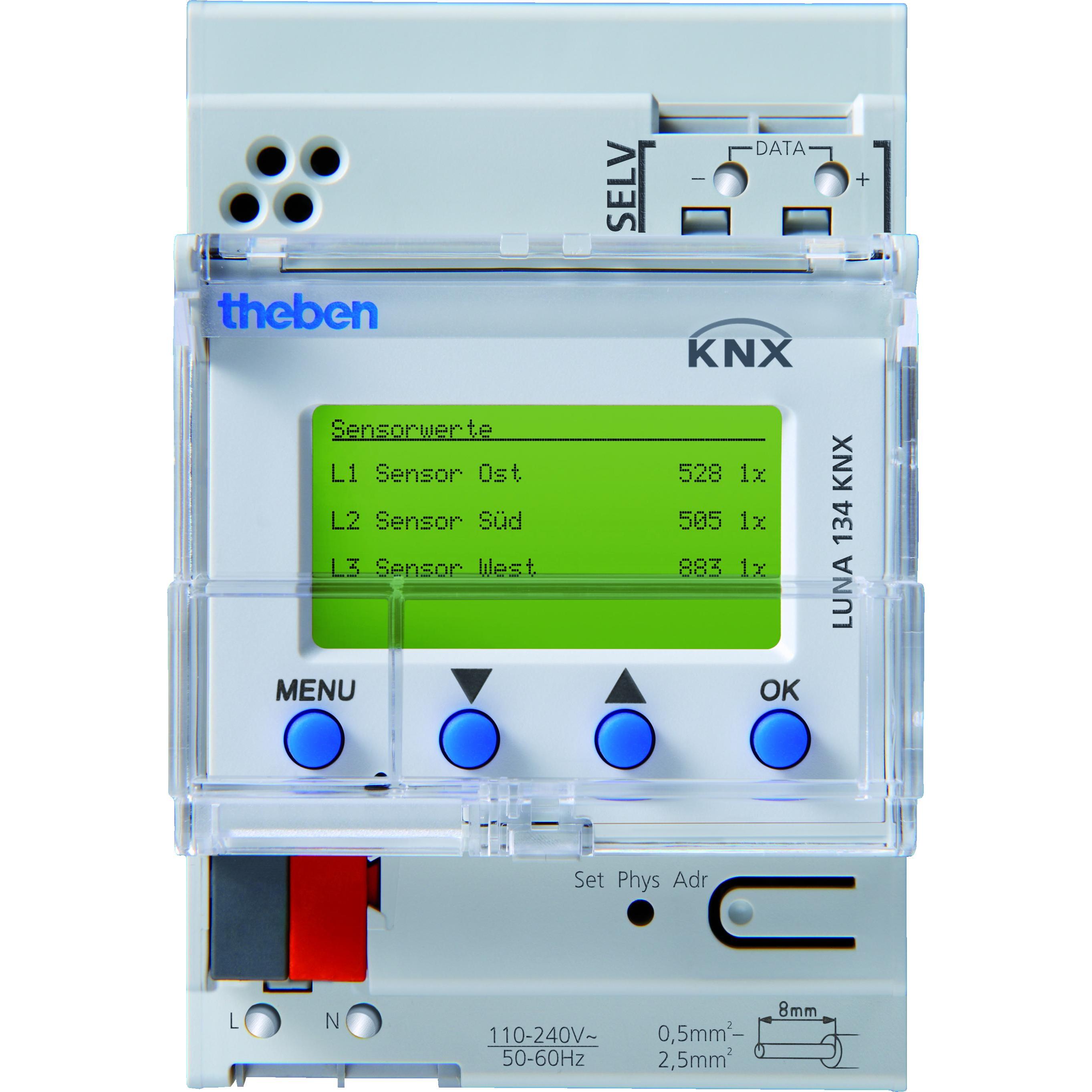 Theben, Programma di commutazione degli accessori, LUNA 134 KNX