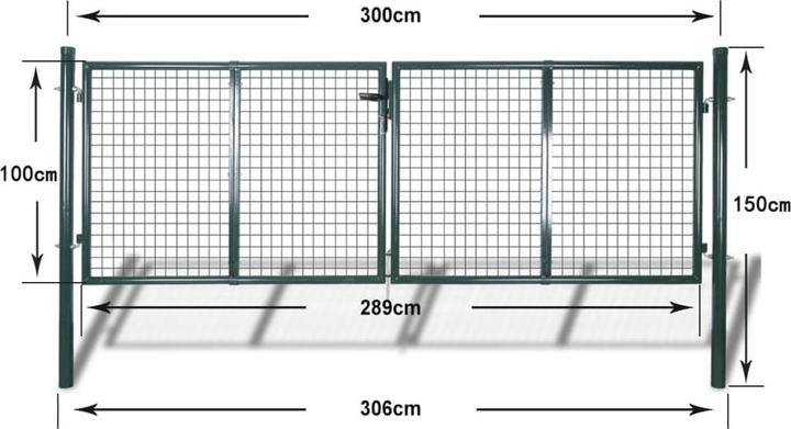 Produktbild vidaXL Gartentor