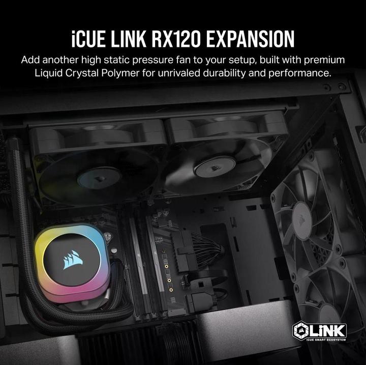 Produktbild Corsair RX Series, iCUE LINK RX120, 120mm Fan, Single Fan (120 mm, 1 x)