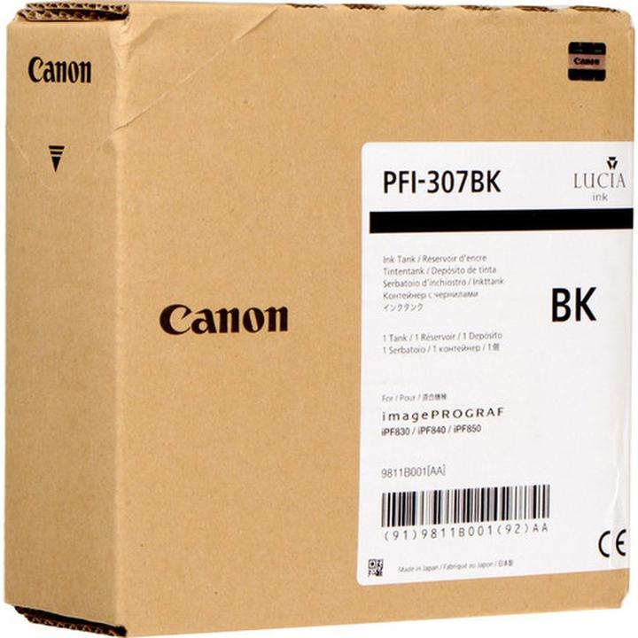 Produktbild Canon Tinte Large Format schwarz Orig.Nr. PFI-307BK (BK)