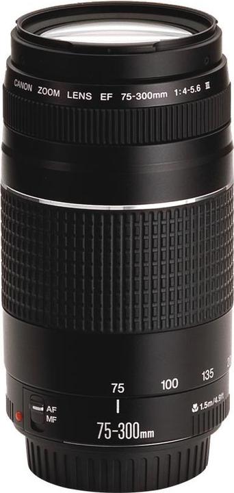 Actual product image Canon EF 75-300mm f/4.0-5.6 III (Canon EF, APS-C / DX)