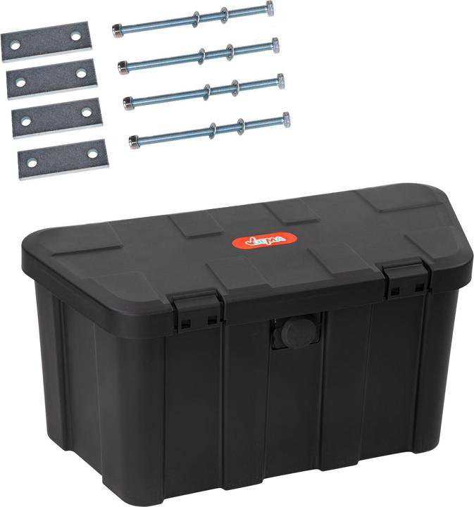 Dema Anhänger Anhängerdeichsel universal Deichselbox DSB45 schwarz max. für 150 kg