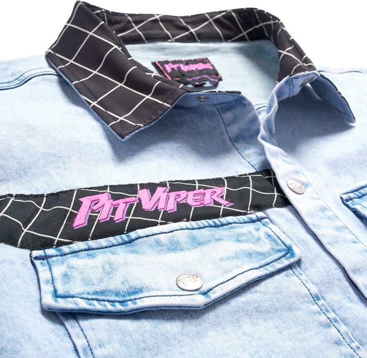 Immagine prodotto Pit Viper The Surge Matrix Sport Denim Button Down (M)