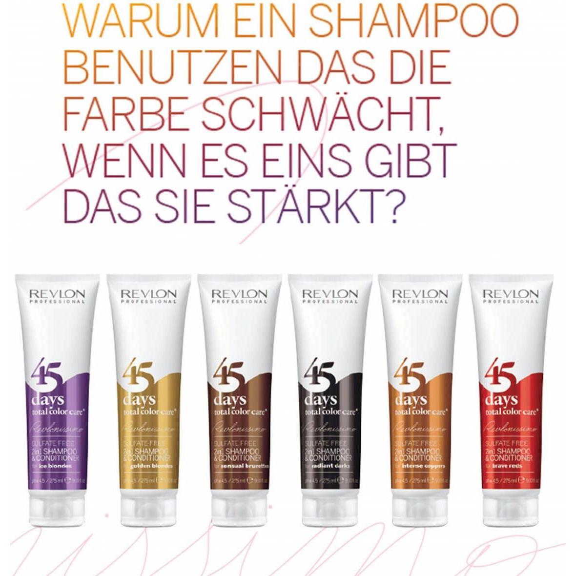 Thumbnail - Revlon Professional, Shampoo, 45 Days Intens Copper (275 ml, Flüssiges Shampoo)
