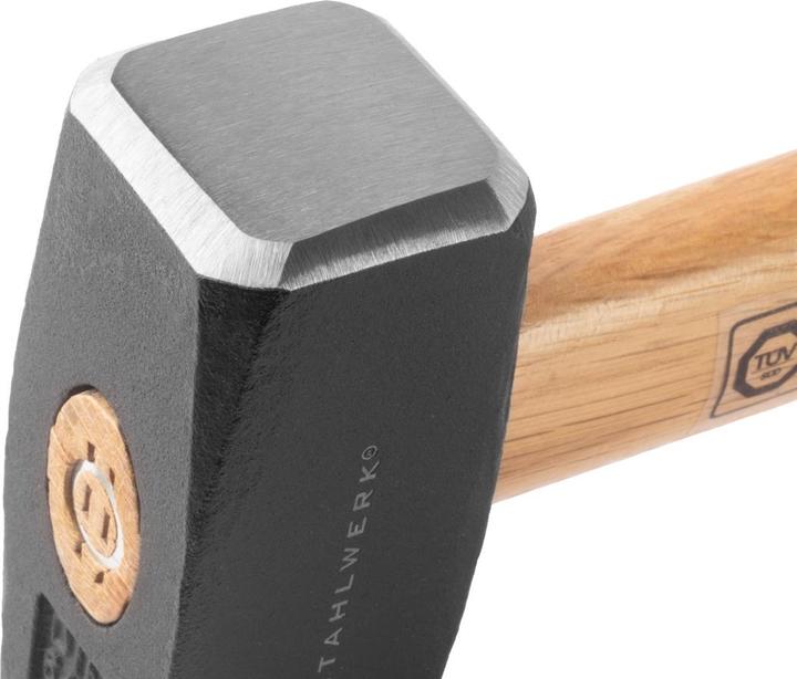 Actual product image Stahlwerk Mallet set of 2 1500g Carbon steel plate hammer Wooden handle (1650 g)