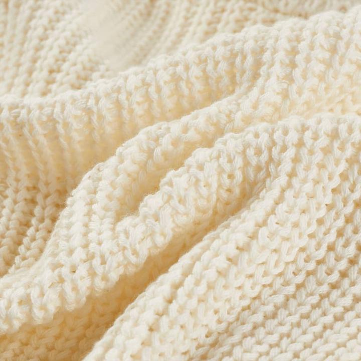 Immagine prodotto VidaXL Cardigan da bambino bianco neve 128,Materiale: 100 (128)