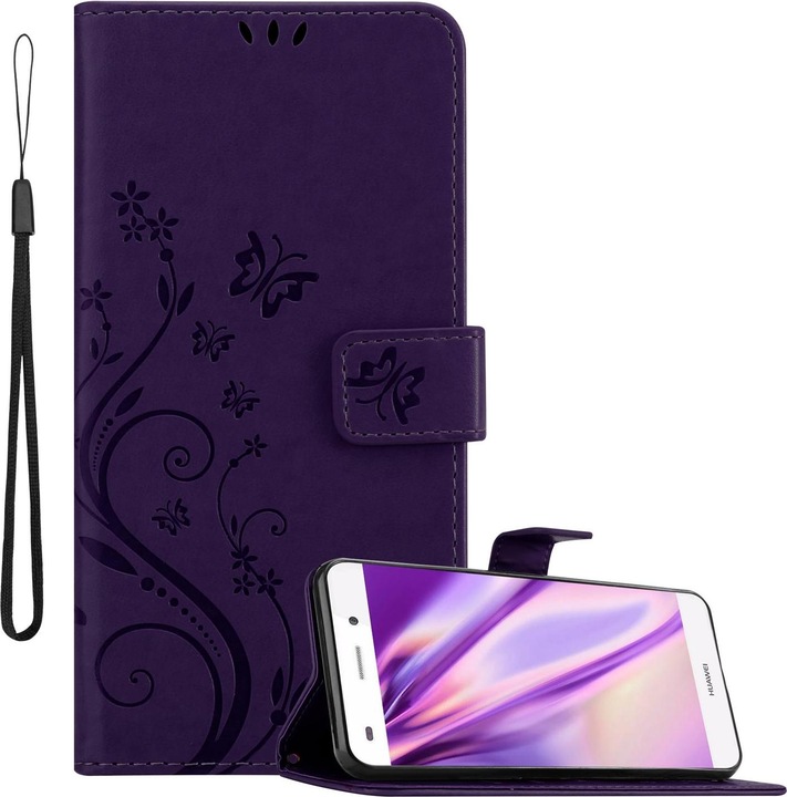 Floral dark purple