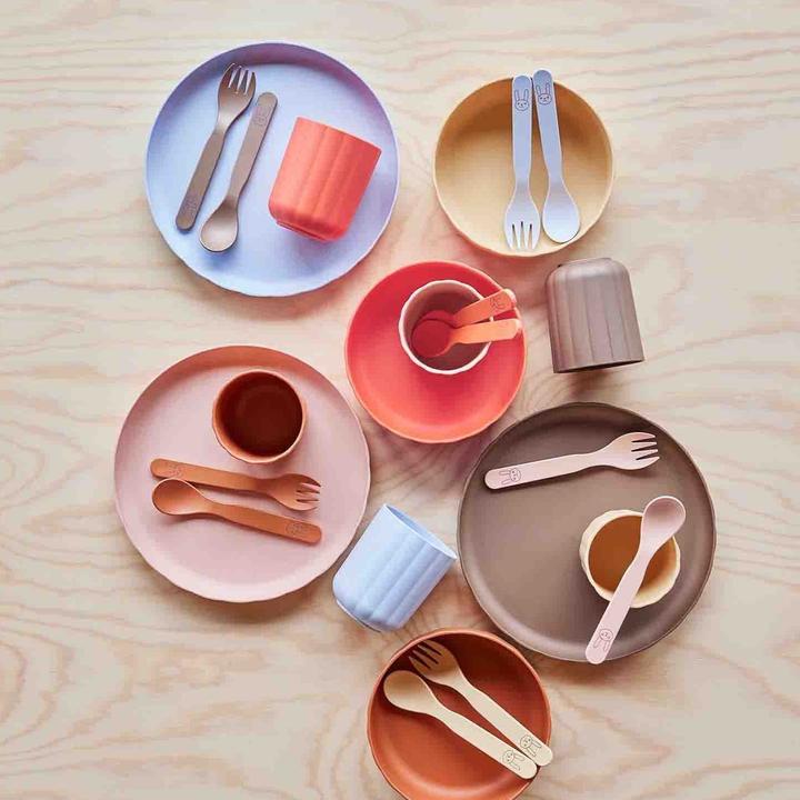 Actual product image OYOY Mini Children's cutlery set Pullo pink