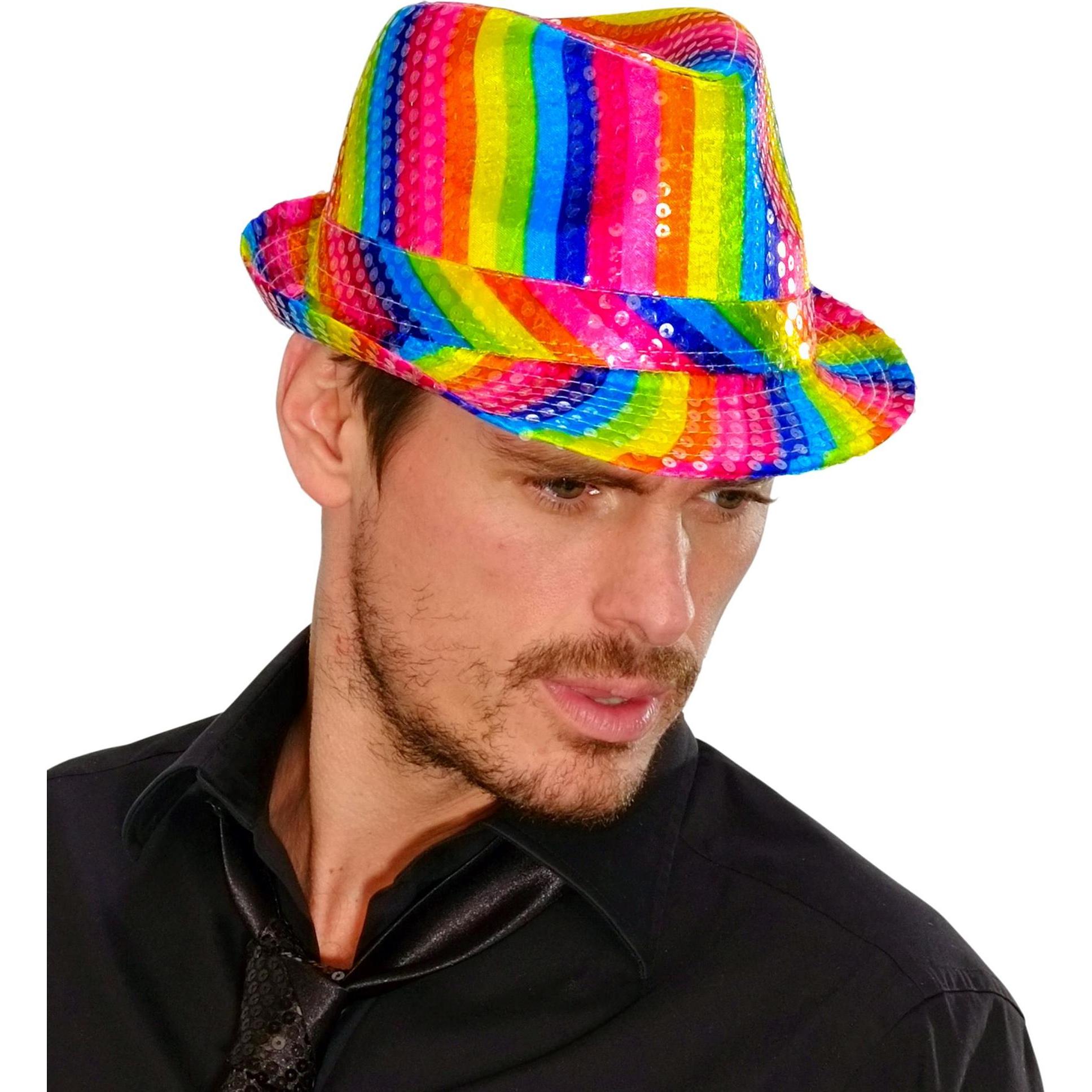 Thumbnail - Widmann Hut Regenbogen Pailletten