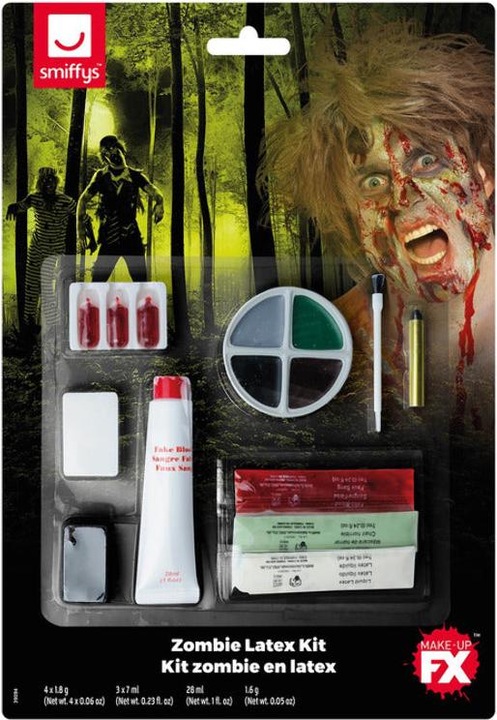 Actual product image Smiffys Natural Zombie Makeup Kit