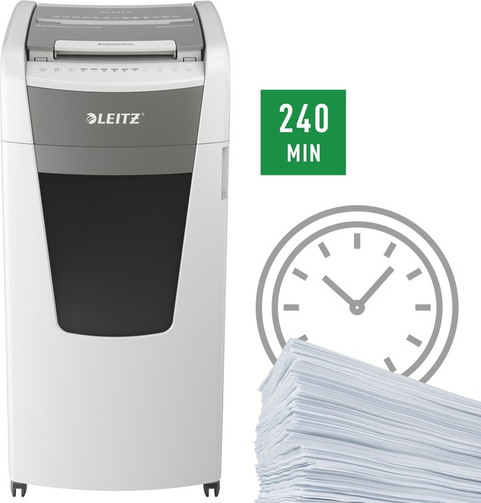 Actual product image Leitz Shredder IQ Autofeed Office Pro 600 P-5 (Particle cut)