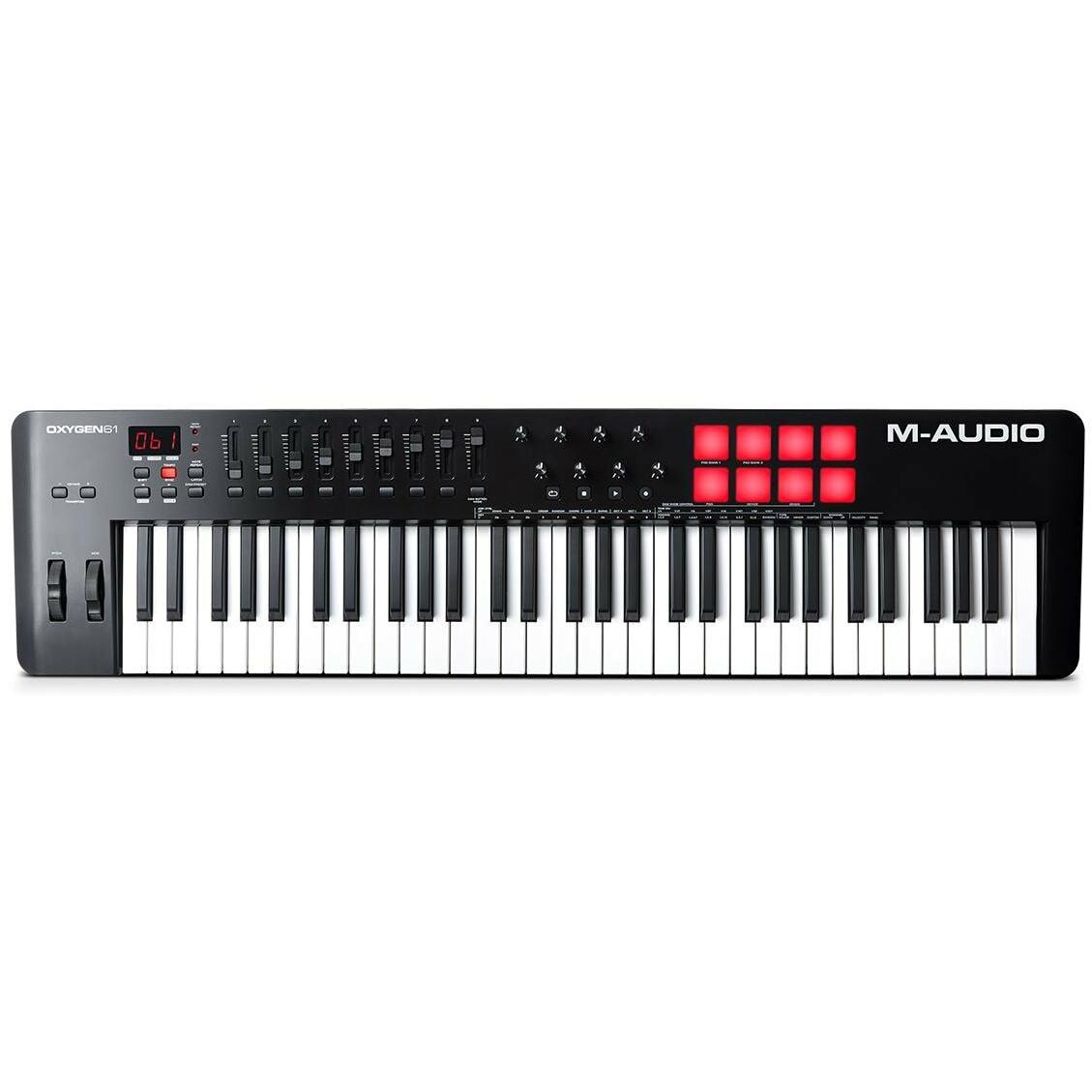 M-Audio Oxygen 61 MKV (Keyboard), MIDI Controller, Schwarz