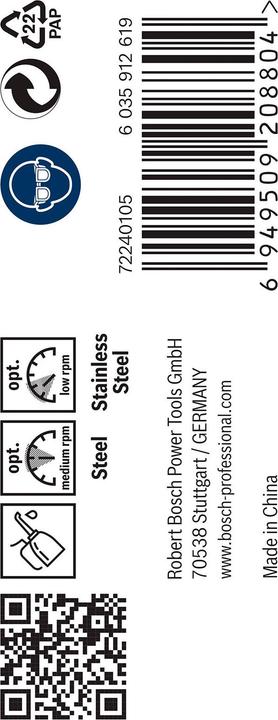 Produktbild Bosch Professional Zubehör PRO Stainless Steel HSS-Co Spiralbohrer, 6,2 x 63 x 101 mm (6.2 mm)