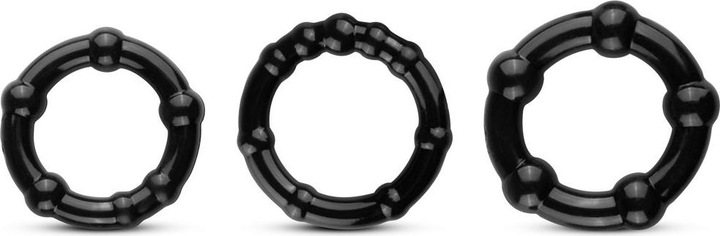 Produktbild Easytoys Penisring Set schwarz (3.50 cm)
