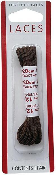 Image du produit Universal Textiles Lacets fins et ronds de 120 cm pour le sport et les bottes, marron