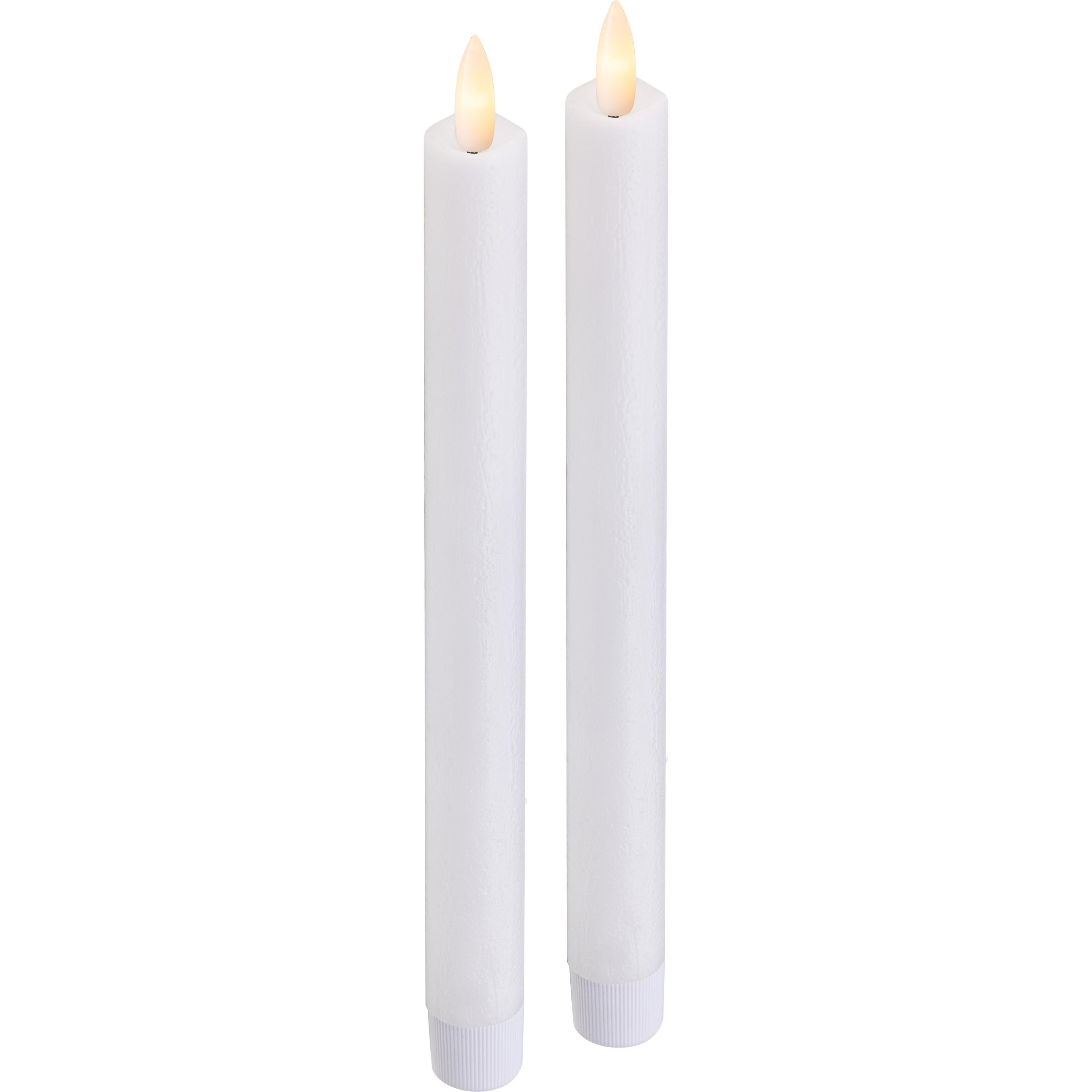 Enne Interior, LED Kerzen, Crown LED Candle 2pcs, cream white (2 x)