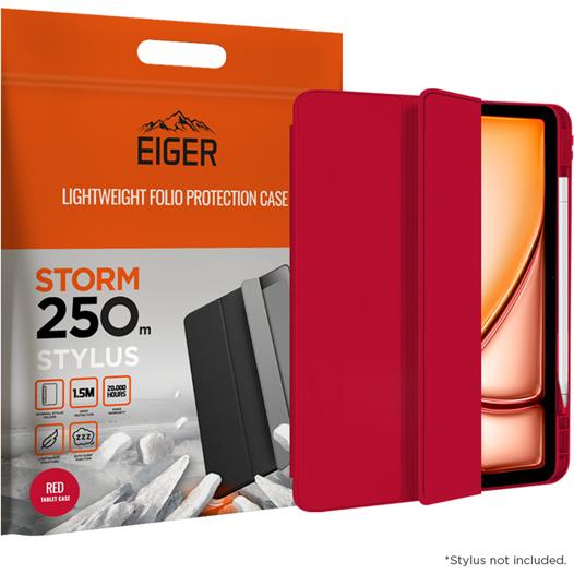 Eiger Storm 250 Stylus Case (iPad Pro 12.9 2021 (5. Gen), iPad Pro 12.9 2022 (6. Gen), iPad Air 13 2025, iPad Pro 12.9 2...