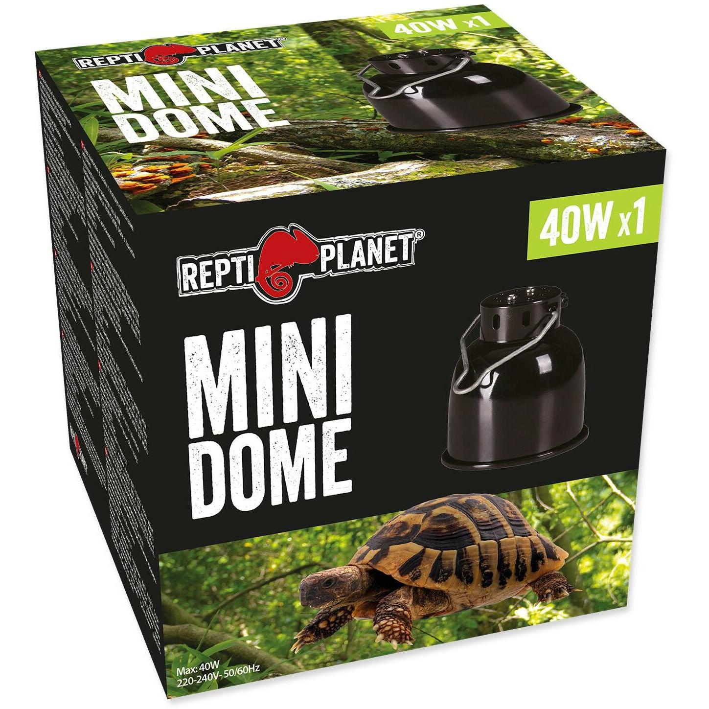 Thumbnail - Repti Planet Reflektorlampe Mini Dome 1 x 40 W (UVB), Terrariumbeleuchtung