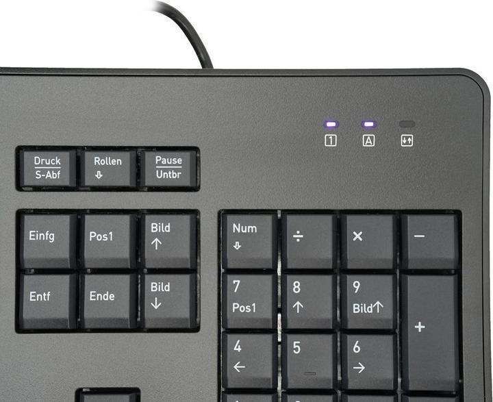 Immagine prodotto Wortmann TERRA Keyboard 1500 Corded (DE) USB nero Copilot (DE, Cablato)