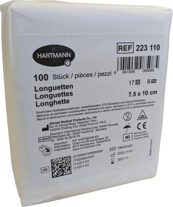 Produktbild IVF Hartmann Longuetten Typ 17 7.5x10cm 8 fach