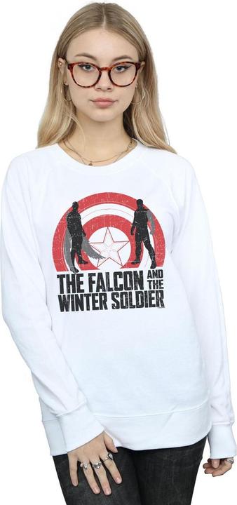 Produktbild The Falcon And The Winter Soldier Shield Silhouettes Sweatshirt (S)