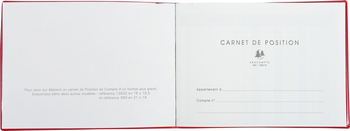 Actual product image Exacompta Budget book (24 x)