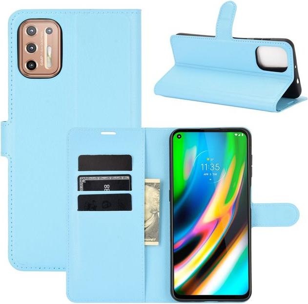 Produktbild MU Classic Litchi Leder Bookcover Series (Motorola Moto G9 Plus)
