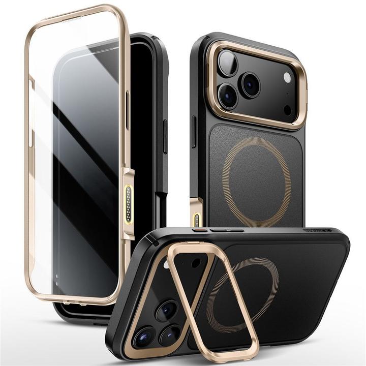 Image du produit Supcase IBLSN Ares Flip Mag MagSafe Hülle für iPhone 17 Pro - Gold (Apple iPhone 17 Pro)