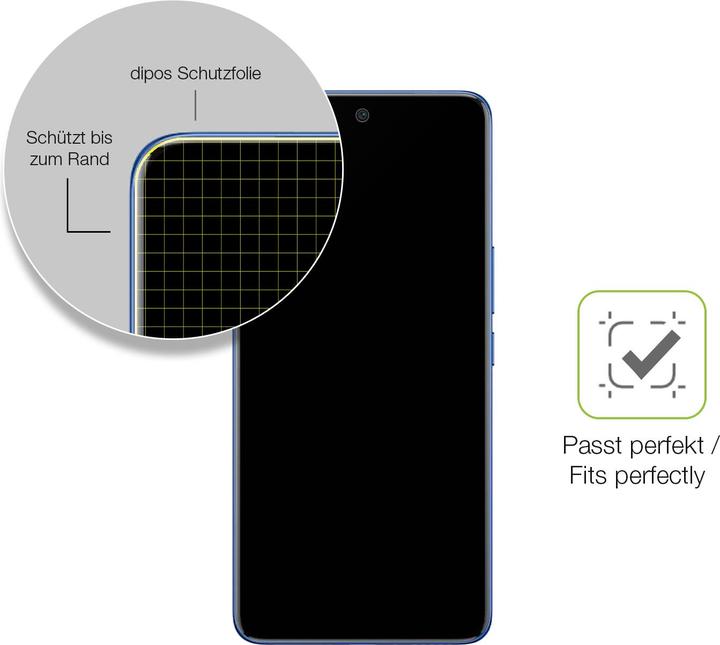 Immagine prodotto Dipos Full-Cover Pellicola Protettiva opaco (1 pz., Vivo X50)