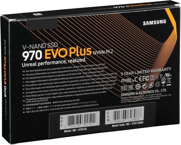 Image du produit Samsung 970 EVO Plus (1000 Go, M.2 2280)