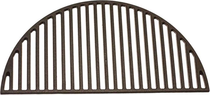 Actual product image Kamado Bono Two-zone cooking system Cast-iron grill grate in half-moon shape (Media)