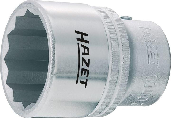 Actual product image HAZET Socket ∙ 12-point 1000Z-27 ∙ Square, hollow 20 mm (3/4 inch) ∙ Outside 12-point profile ∙ 27 … (27 mm)