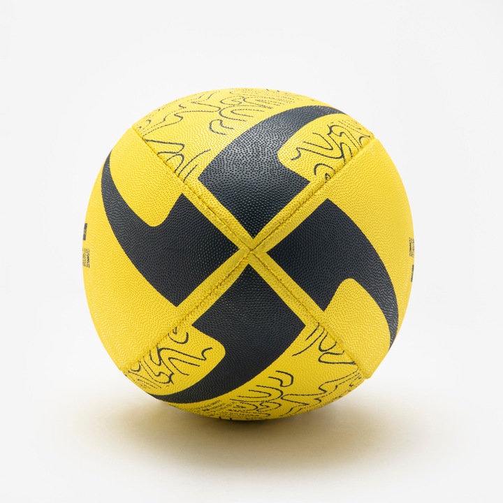 Image du produit Decathlon Kids' Beginner Size 3 Ballon de rugby R100 - Jaune