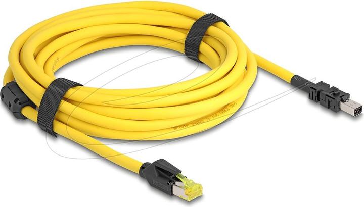 Image du produit Delock Kabel RJ45 Stecker Cat.6 zu Mini I/O 8 Pin D-Form Typ (S/UTP, CAT6, 5 m)