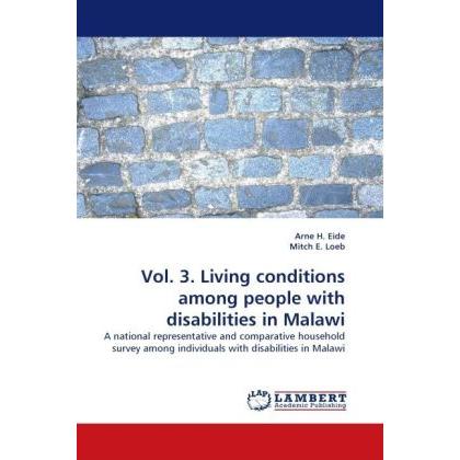Vol. 3. Living conditions among people with disabilities in Malawi, Fachbücher