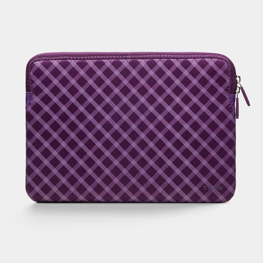 Thumbnail - Trunk 13" MacBook Pro & Air Sleeve, Medium Purple Tartan (13", Apple), Notebooktasche, Violett