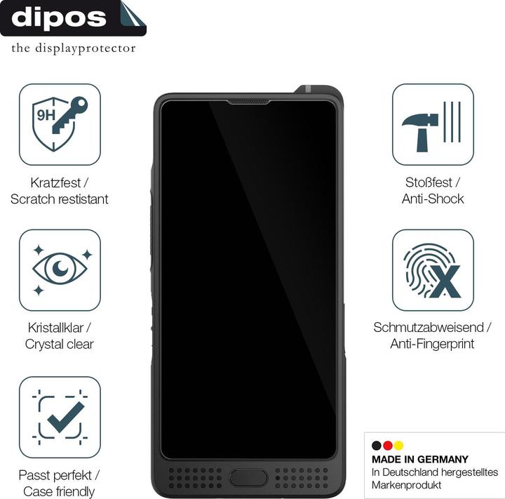 Produktbild Dipos Anti-Shock Displayschutz 9H (1 Stück, Sonim XP10)