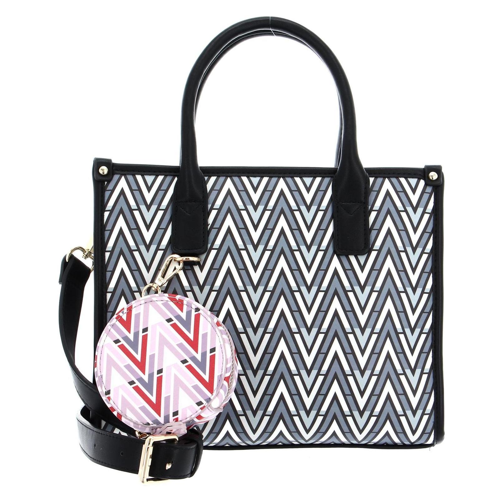 Valentino By Mario Valentino, Damen, Handtasche, Tonic-VBS69902-Nero-Multi, Mehrfarbig