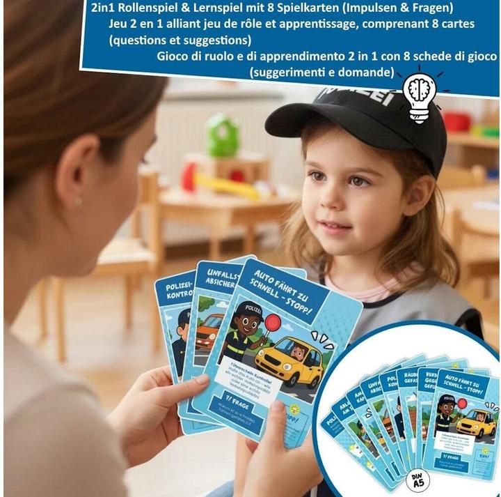 Produktbild Alldoro Polizei Rollenspiel-Set (9-Teilig)
