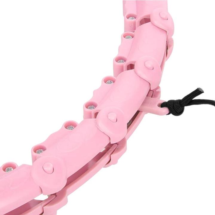 Produktbild HMS Hula Hoop con Nodi e Peso - Rosa (190 g)