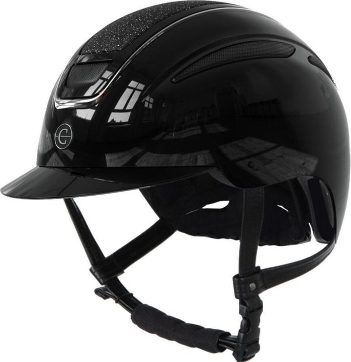 Productafbeelding Kerbl Reithelm Elite Polo, schwarz, M 56-58 cm (56 - 58 cm)