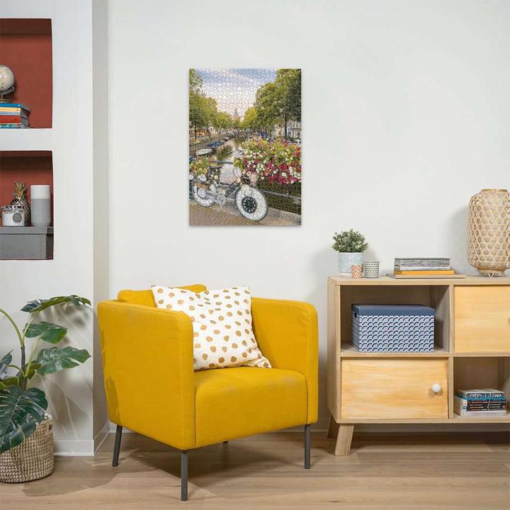 Produktbild Ravensburger Fahrrad und Blumen in Amsterdam (1000 Teile)