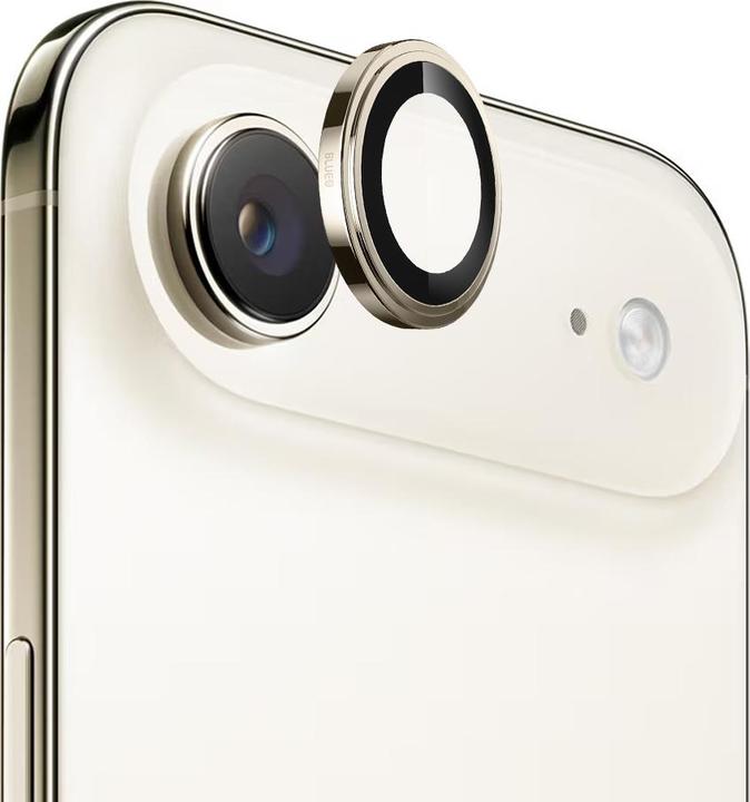 Actual product image BlueO - Sapphire Crystal Original Lens Glass - iPhone 17 Air - Gold (Apple iPhone 17 Pro)