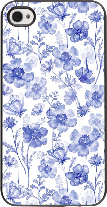 Immagine prodotto PhoneLook Copertina Primavera 23 fiori blu acquerello (Apple iPhone 4, G4s)