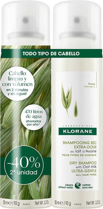 Produktbild Klorane Shampoo für Erwachsene Unisex (200 ml, Trockenshampoo)