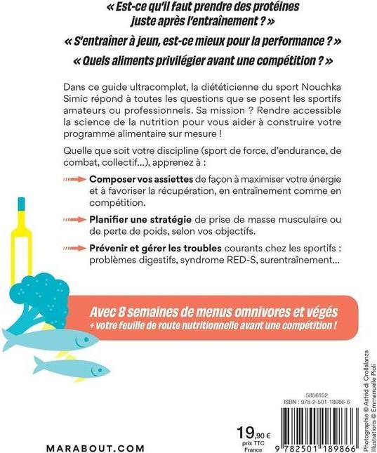 Produktbild Le nutri'guide du sportif (Französisch, Simic Nouchka, 2025)