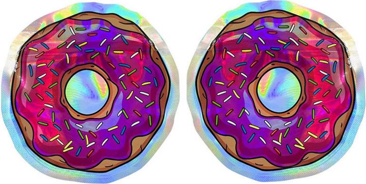 Actual product image Multi-i Mylar Bag Donut 1pcs