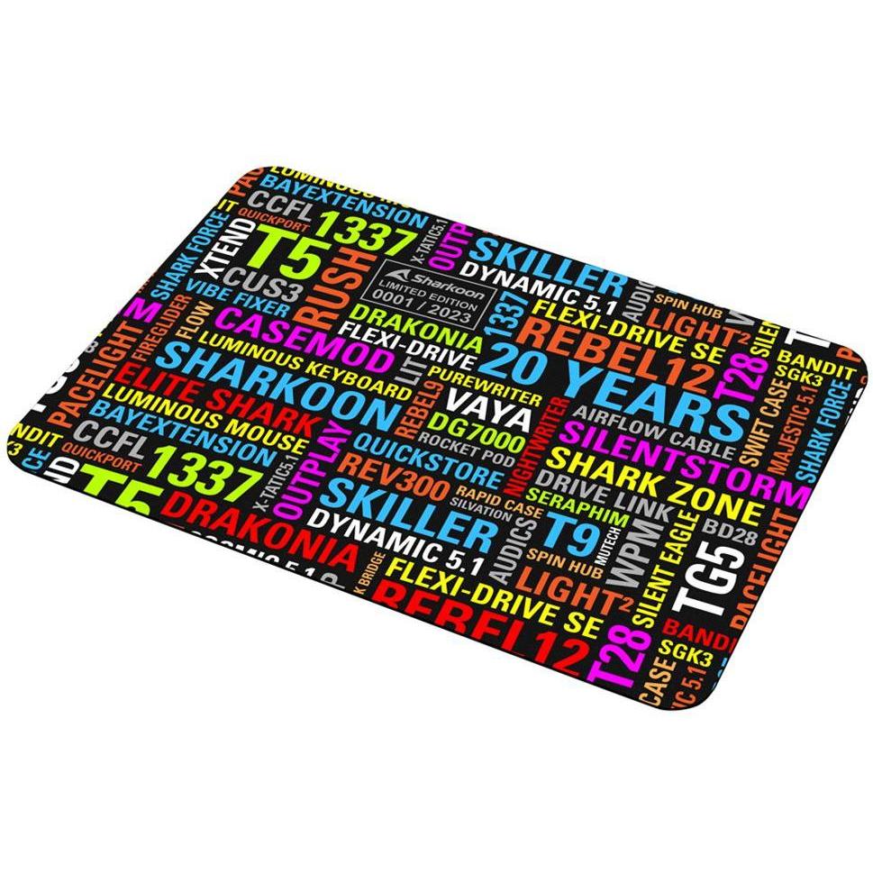 Thumbnail - Sharkoon 20 Years Mouse Mat, Mausmatte, Mehrfarbig